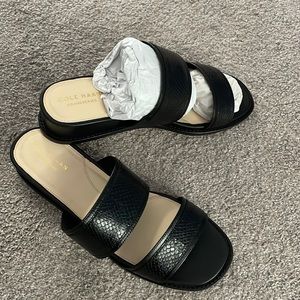 Brand new Cole Haan slides
